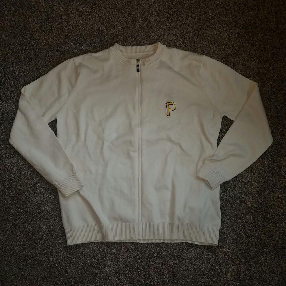 NWOT Pirate's MLB Team Full Zip Cardigan